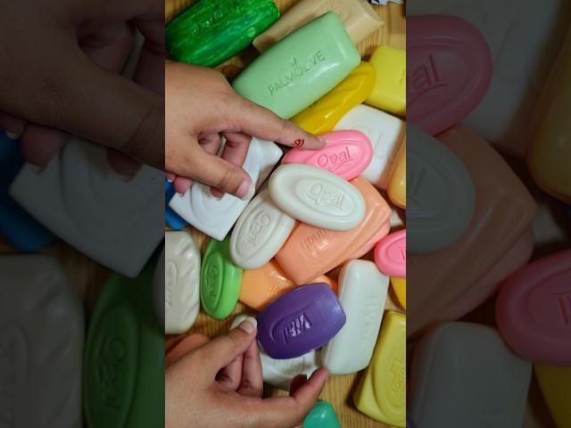 Omg So Many Colorful Soaps Unpacked #satisfying #асмрsoap #relax #soap #oddlysatisfying
