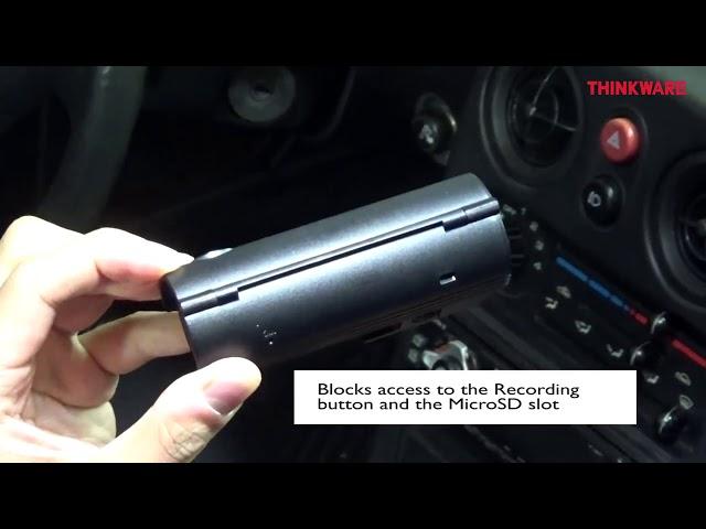 Thinkware F50 Anti Tampering Case Installation Video www.dashcam.ie