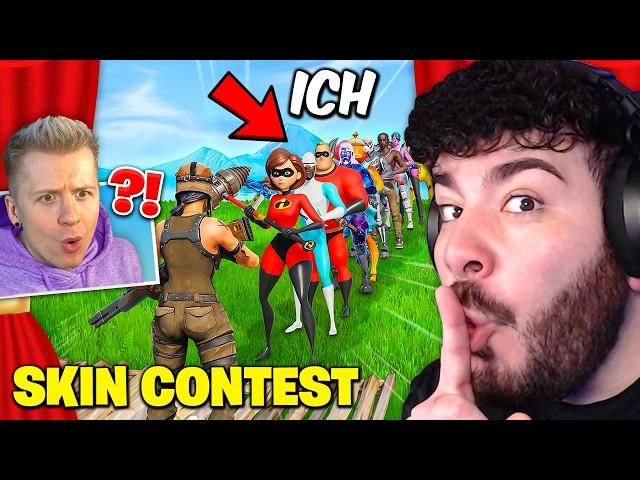 Ich gehe UNDERCOVER in ZYZTM's SKIN CONTEST und das GLAUBT MIR KEINER ... Fortnite