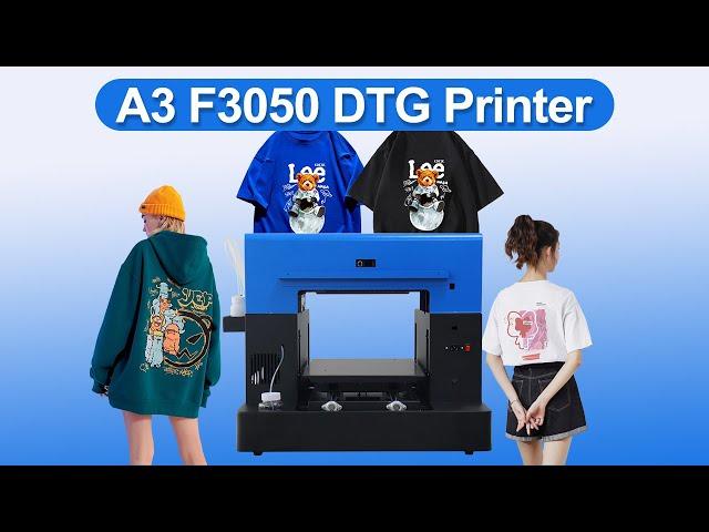 Colorsun A3 T-shirt printer Dark clothes print DIY black T-shirt print 1