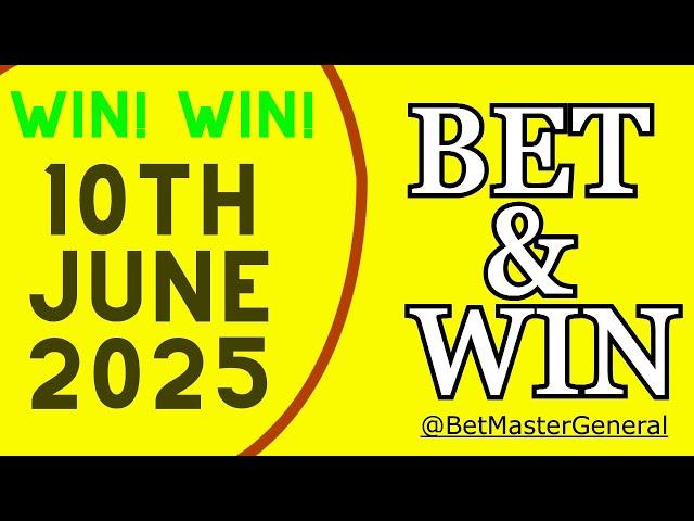 Football Prediction Today 10-06-2025 | Betting Tips Today | Soccer Predictions today | Football Tips