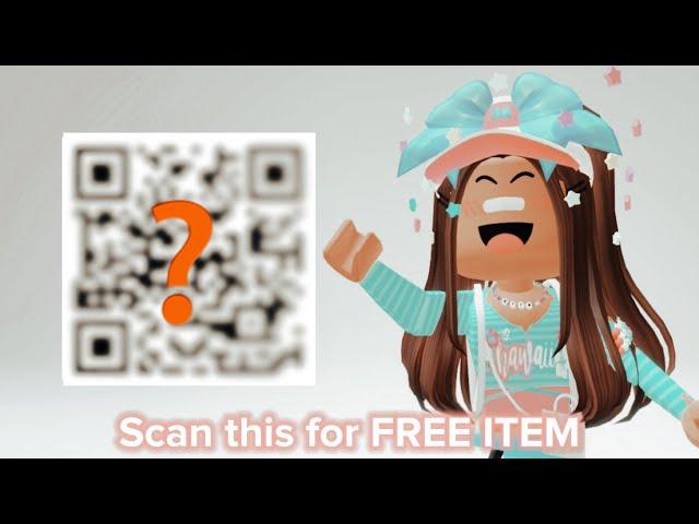 SCAN THIS QR CODE FOR FREE ITEMS! 