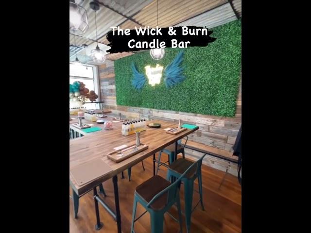 The Wick & Burn Candle Bar #candlemaking #candles #wick&burn