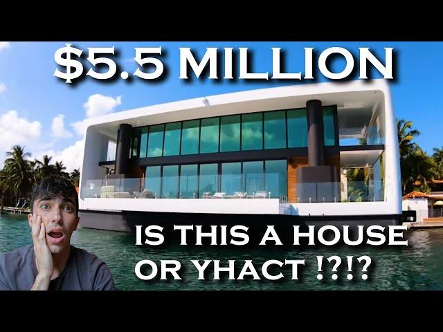 Architecture Student Reacts to a $5.5 Million FLOATING Mansion in Miami, Florida