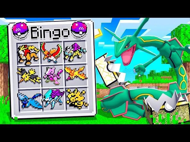 Catch A POKEMON BINGO To Get A GOD LUCKY BLOCK