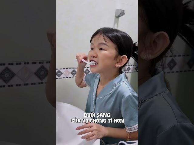 BUỔI SÁNG CỦA VỢ CHỒNG TÍ HON | Thầy Giáo Tí Hon