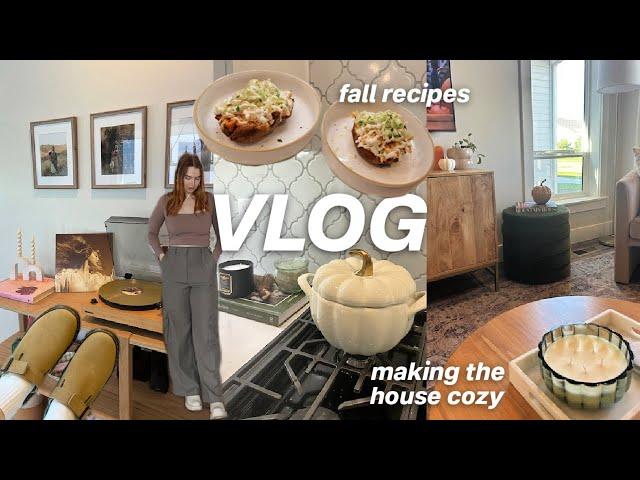 VLOG | Updates to the House, Fall Recipes, Grocery Haul