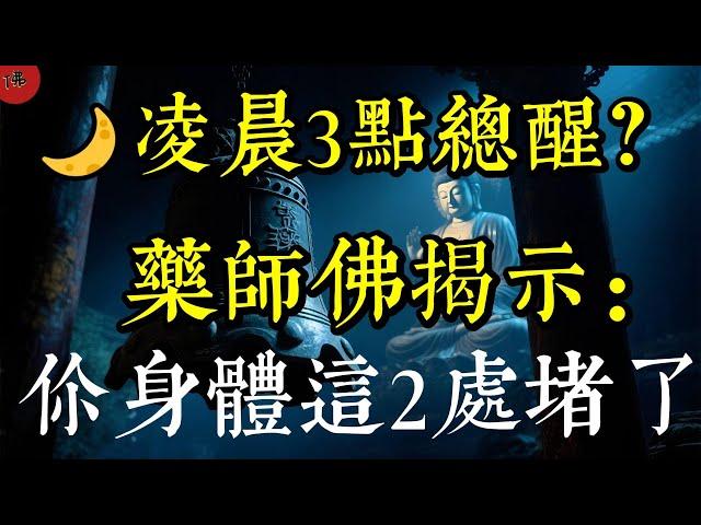 凌晨3點總醒？藥師佛揭示：總在凌晨醒來？其實是身體與靈魂在呼救……|佛教 |佛學知識|修心修行|禪悟人生 |南無阿彌陀佛|養生|談佛心安