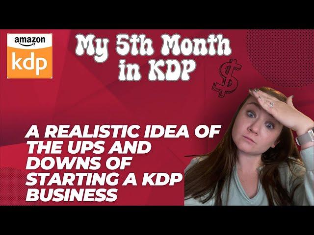 KDP Monthly Income (Realistic Report After 5 Month)