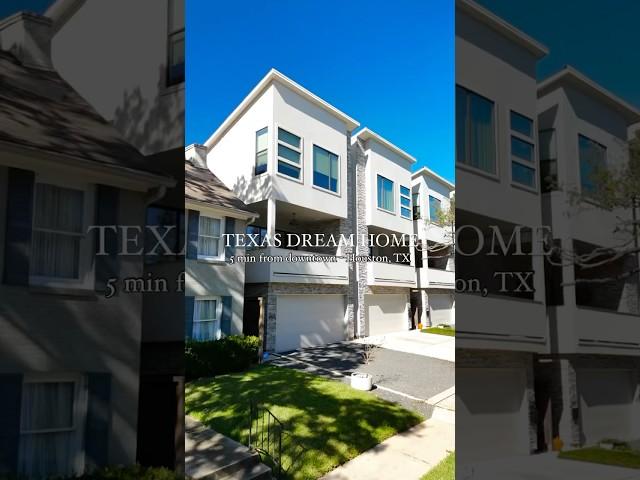 Town houses in downtown Houston Texas #houstonproperties #realestateagent #houstonnewconstruction