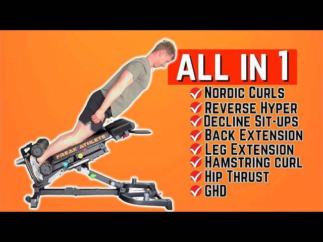 Freak Athlete Nordic Hyper GHD 2.0 Review  | 8 in 1 Home Gym