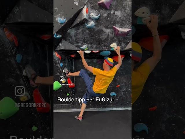 Bouldertipps in 60 Sekunden: Tipp 65: Fuß zur Hand