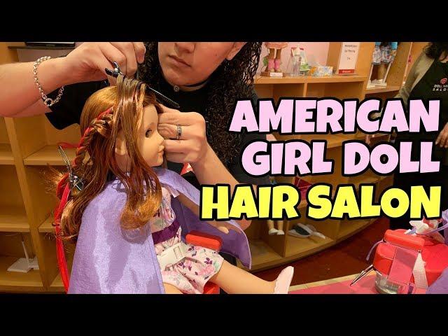 American Girl Doll Gets New Hairstyle at AG Hair Salon