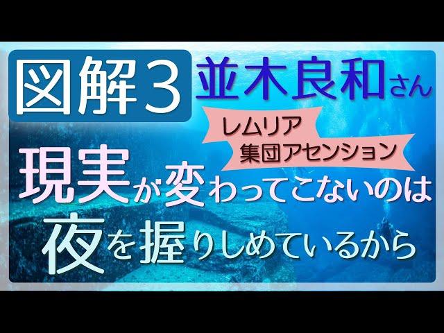 並木良和さん…現実が変わってこないのは夜を握りしめているから。集団アセンションについて