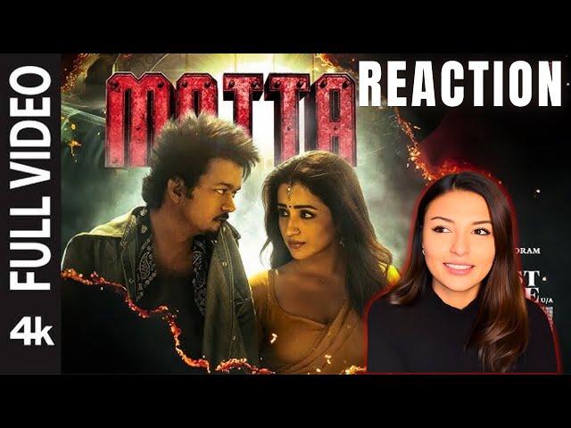 MATTA - Full Video Reaction | The Greatest of All Time | Thalapathy Vijay | Yuvan | Venkhat Prabhu