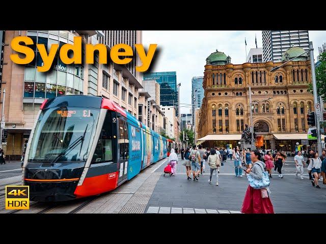 Sydney Australia Walking Tour - Christmas Down Under | 4K HDR