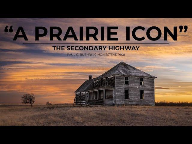 Explore the Rooms of a Now Abandoned House Built in 1908.  It Stands Now as a Prairie Icon.