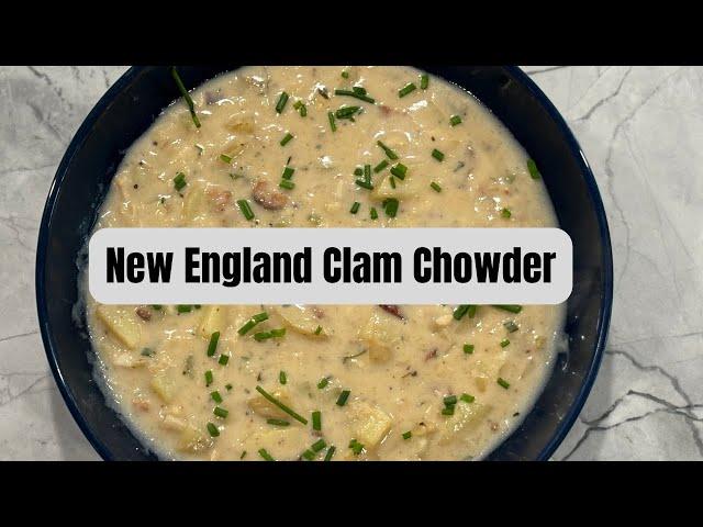 New England Clam Chowder-Authentic Recipe