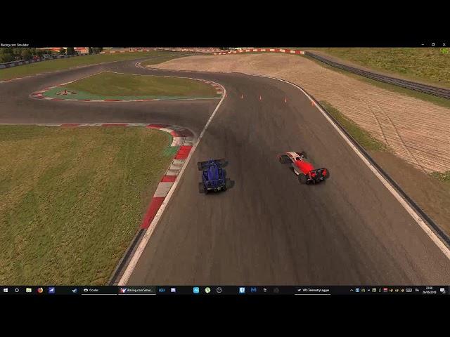 tight overtake! FR2.0 @ Nurburgring GP - iRacing