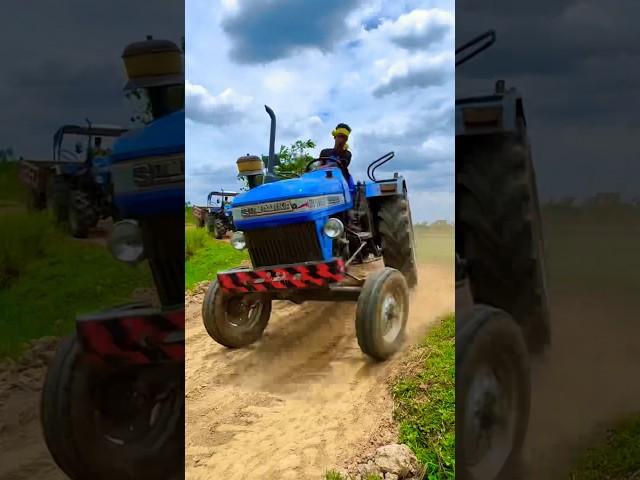 Jcb 3dx  Backhoe Loader Machine Loading Massey Ferguson 7250 And Mahindra 295 Di Tractor #shorts
