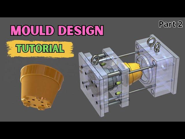 SOLIDWORKS MOLD DESIGN - Complete And Assembly Plant's Pot 2/2