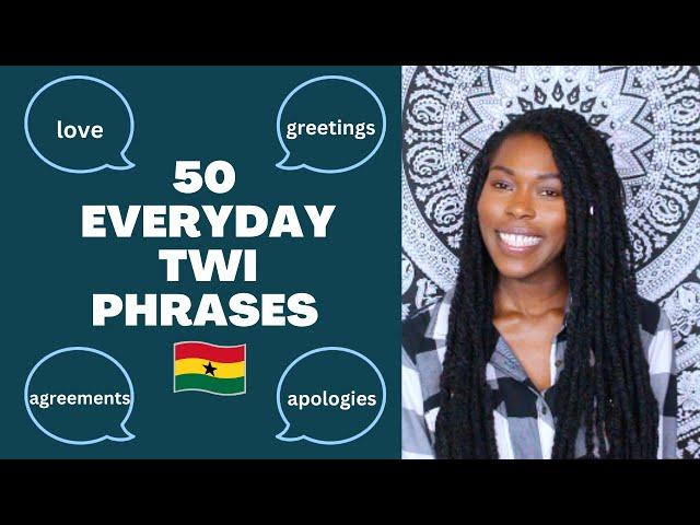 TWI FOR BEGINNERS: 50 COMMON EVERYDAY PHRASES IN TWI