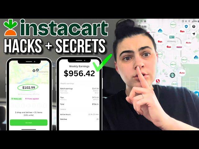 How To Get The BIGGEST BATCHES on INSTACART Using THIS STRATEGY (Tips/Tricks)