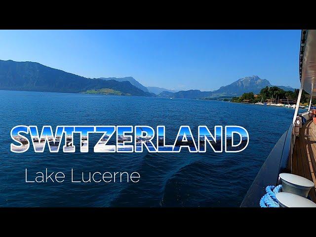 Beautiful cruise on lake lucerne switzerland