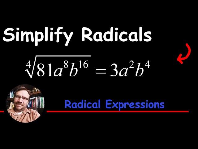 How to Simplify a Fourth Root Radical Expression (4th root)