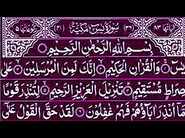 Surah Yaseen Surah Rahman || Surah Yasin full Qur'an Tilawat || Yaseen Sharif Qur'an Recitation