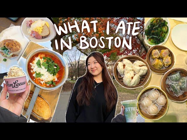 EVERYTHING I ATE IN BOSTON | what i eat in a week on vacation 