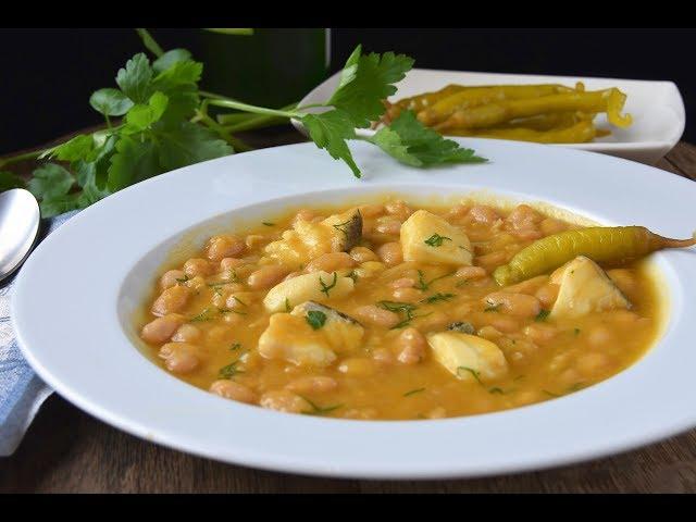 Potaje de alubias con bacalao