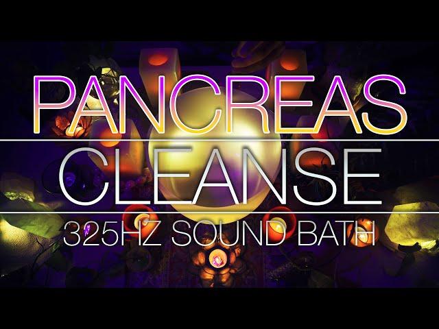 324Hz Pancreatic Healing Sound Bath - Crystal Singing Bowl (No Talking) Endocrine Cleanse