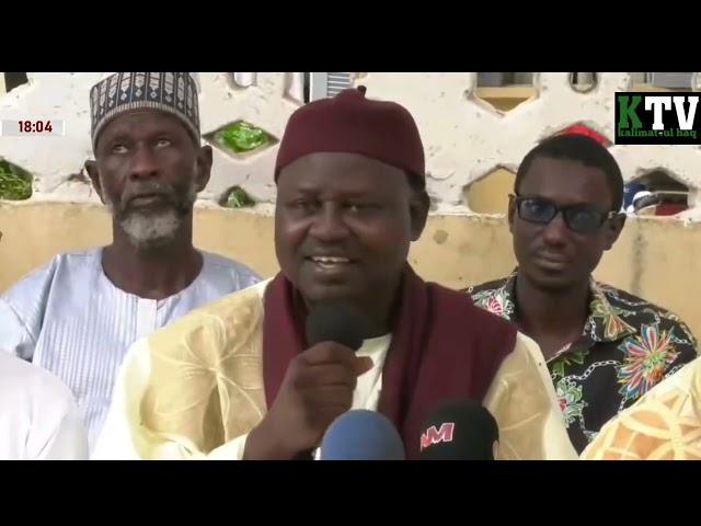 conférence de presse deSerigne Cheikh Ahmed Tidiane Ndao après sa sortie de prion