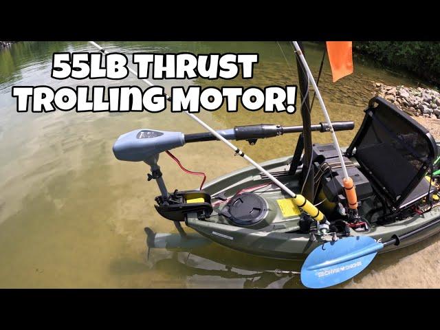 I Put A Budget Friendly Trolling Motor On My NuCanoe Flint! (Watts Bar Lake)