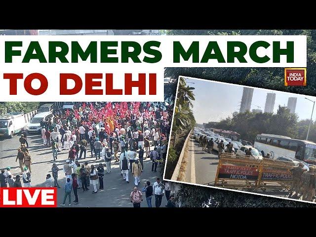 Farmers Protest LIVE News | Farmers March to Delhi: Land Compensation Protest Begins | India Today