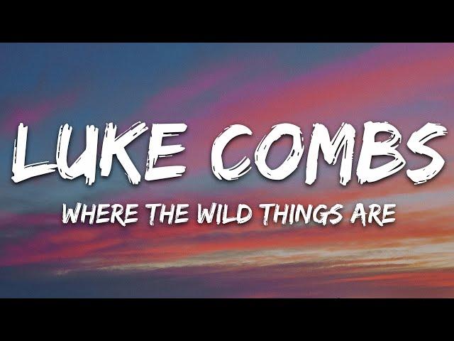 Luke Combs - Where the Wild Things Are (Lyrics)