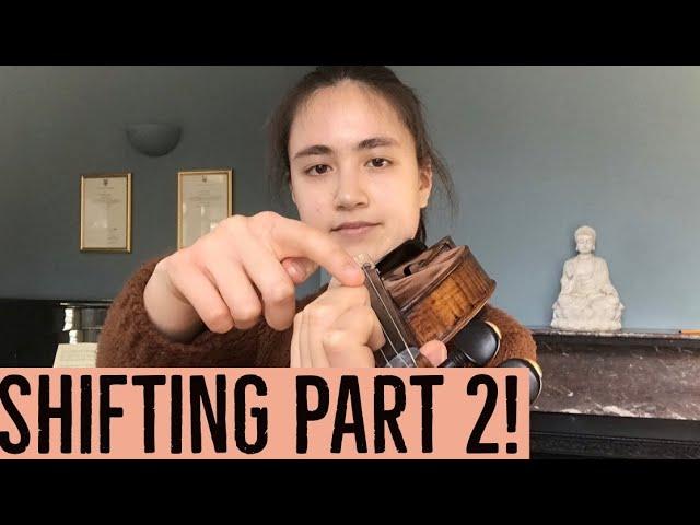 Violin technique with Eugenie - Shifting part 2 (violin lesson)