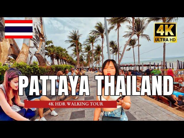 Explore Pattaya Thailand a unique Coastal City in South of Asia, 4K walking Tour