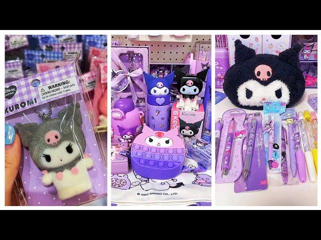 Kuromi Unboxing CollectionSanrio Stationery haul  #cindyasmr