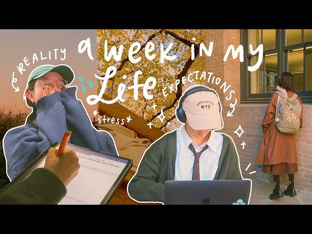 a week in my life  // productive but realistic days in college & finding balance