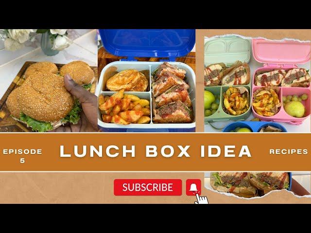 Burger and chips - my kids school lunch episode 5 - ayzahcuisine