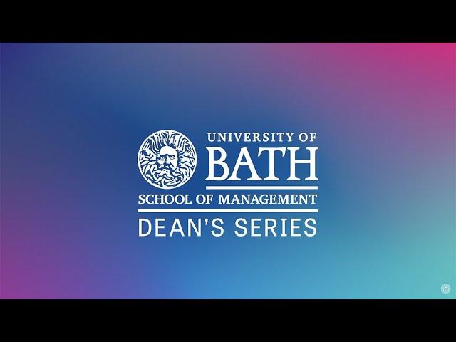 Dean’s Series: Where are we going? Business and/or society?