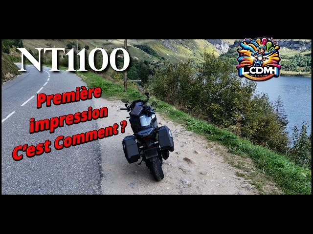 Premier retour a chaud de la Honda NT 1100. Honda NT 1100 vs TRK 702