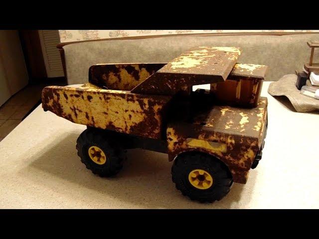 Mighty Tonka dump truck (Rusted Restoration)