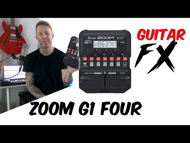 Zoom G1 Four Guitar Multi FX Pedal Demo and Review