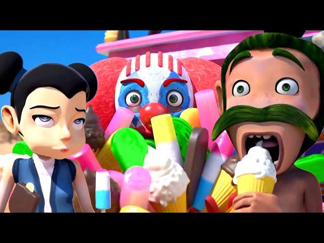 Oko Lele — ICE CREAM MADNESS  Funny Cartoons Super Toons TV