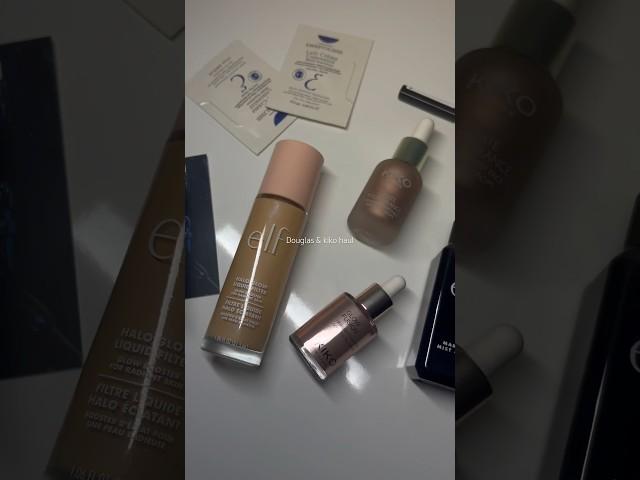 Douglas & kiko haul! #haul #douglas #preppy #elfcosmetics #kiko #skincare #tiktok #makeup