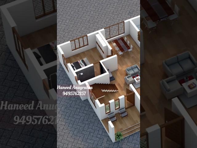 2024 New  3D House plans malayalam #haneedanugrahas #keralahomedesign #budgethouse