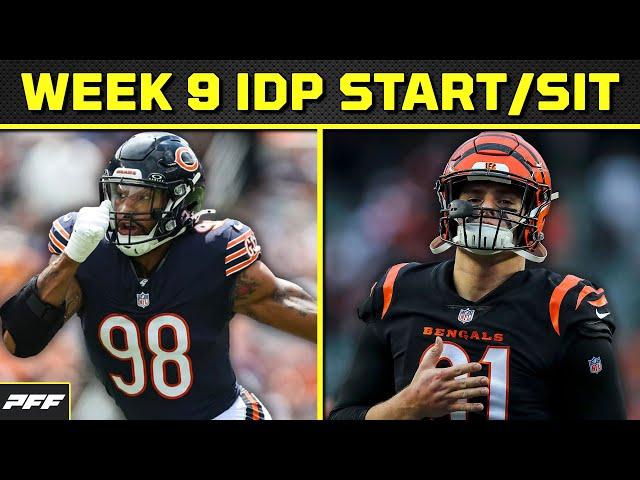 2024 Week 9 IDP Start or Sit | PFF Fantasy Podcast